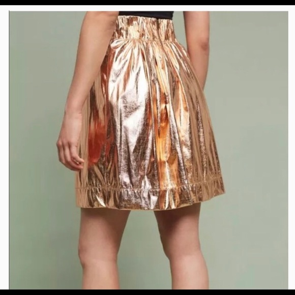 Moulinette Soeurs Copper Foil Skirt - Picture 5 of 5